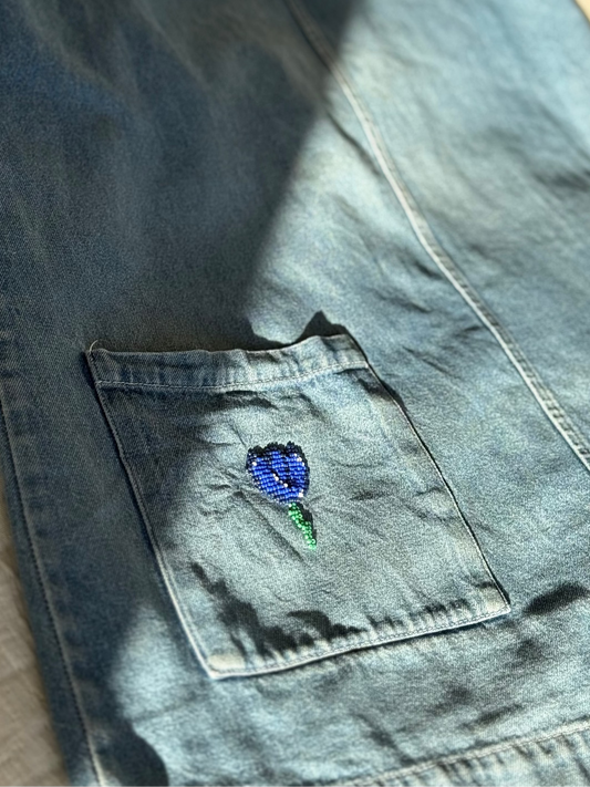 Perlemotiv: Tulipan